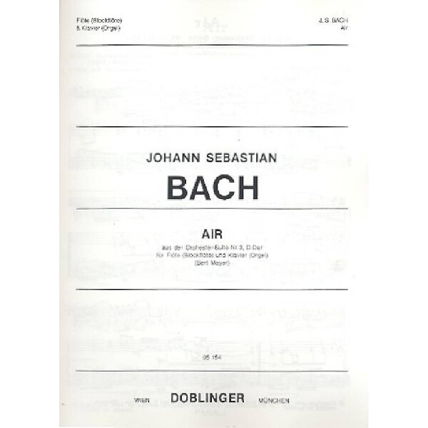Air D-Dur aus der Suite Nr.3 BWV1068