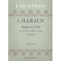 Sonate G-Dur für Flöte und Bc