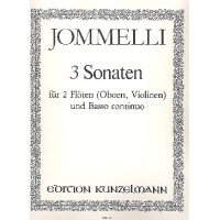 3 Sonaten für 2 Flöten (Oboen,