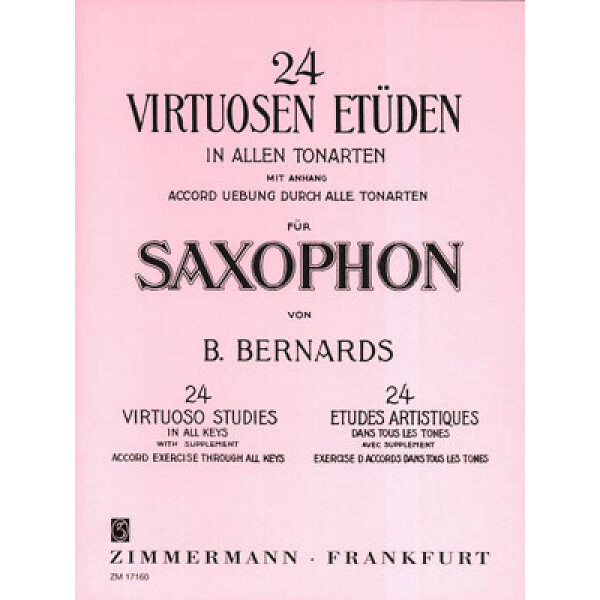 24 virtuose Etüden für Saxophon