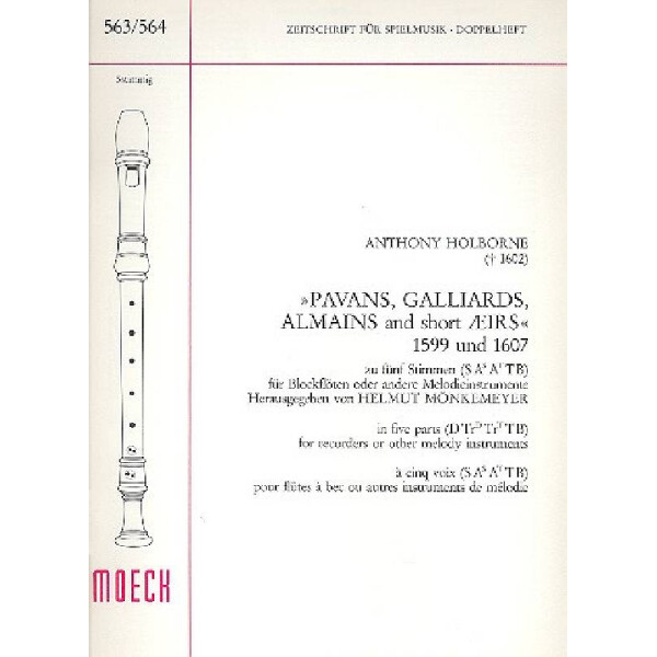 Pavans, Galliards, Almains and