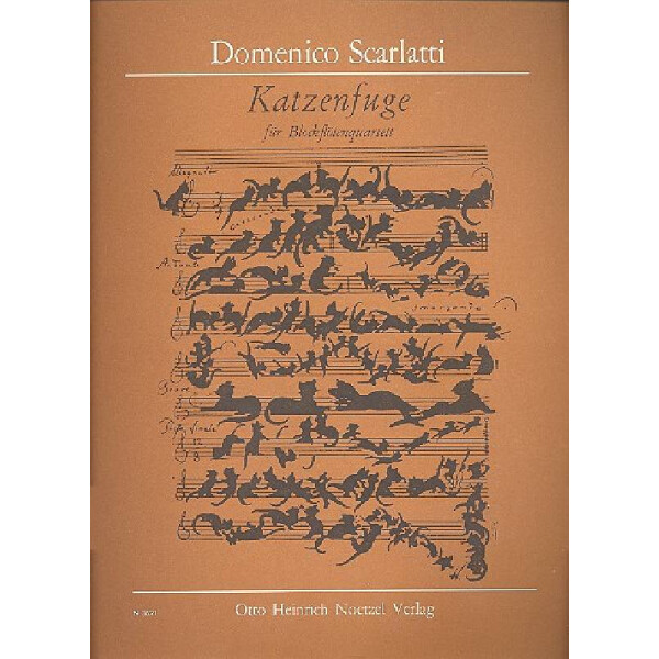 Katzenfuge für 4 Blockflöten (SATB)