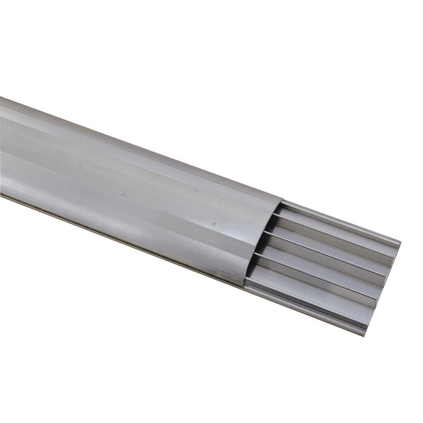 Eurolite floor cable duct 75mm wide silver 2m