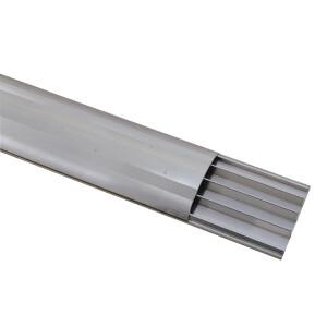Eurolite floor cable duct 75mm wide silver 2m