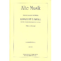 Konzert e-Moll für Flöte, Streicher und Bc