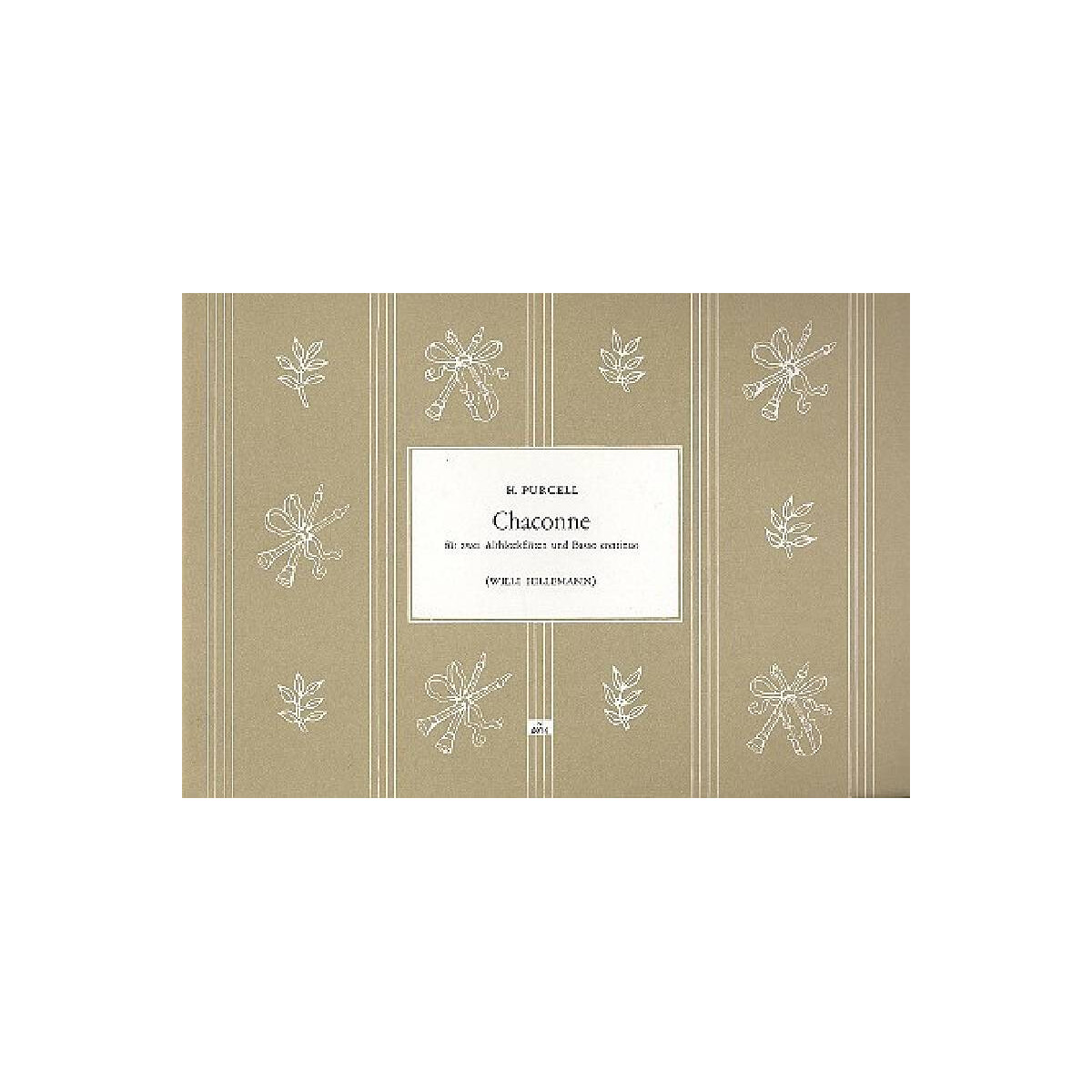 Chaconne für 2 Altblockflöten box