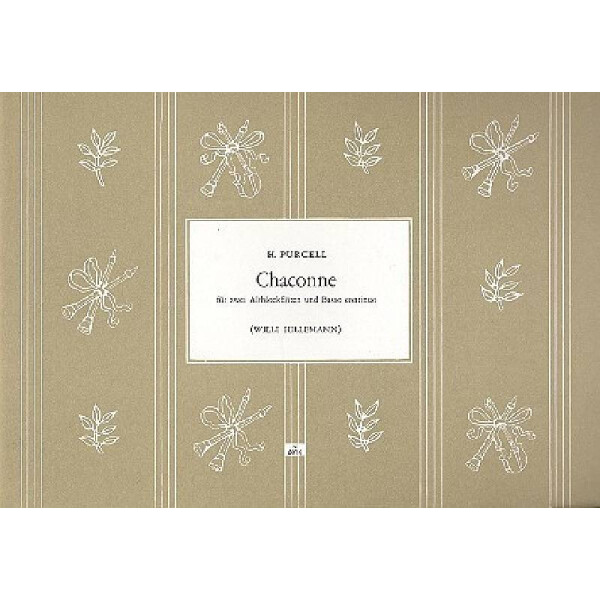 Chaconne für 2 Altblockflöten