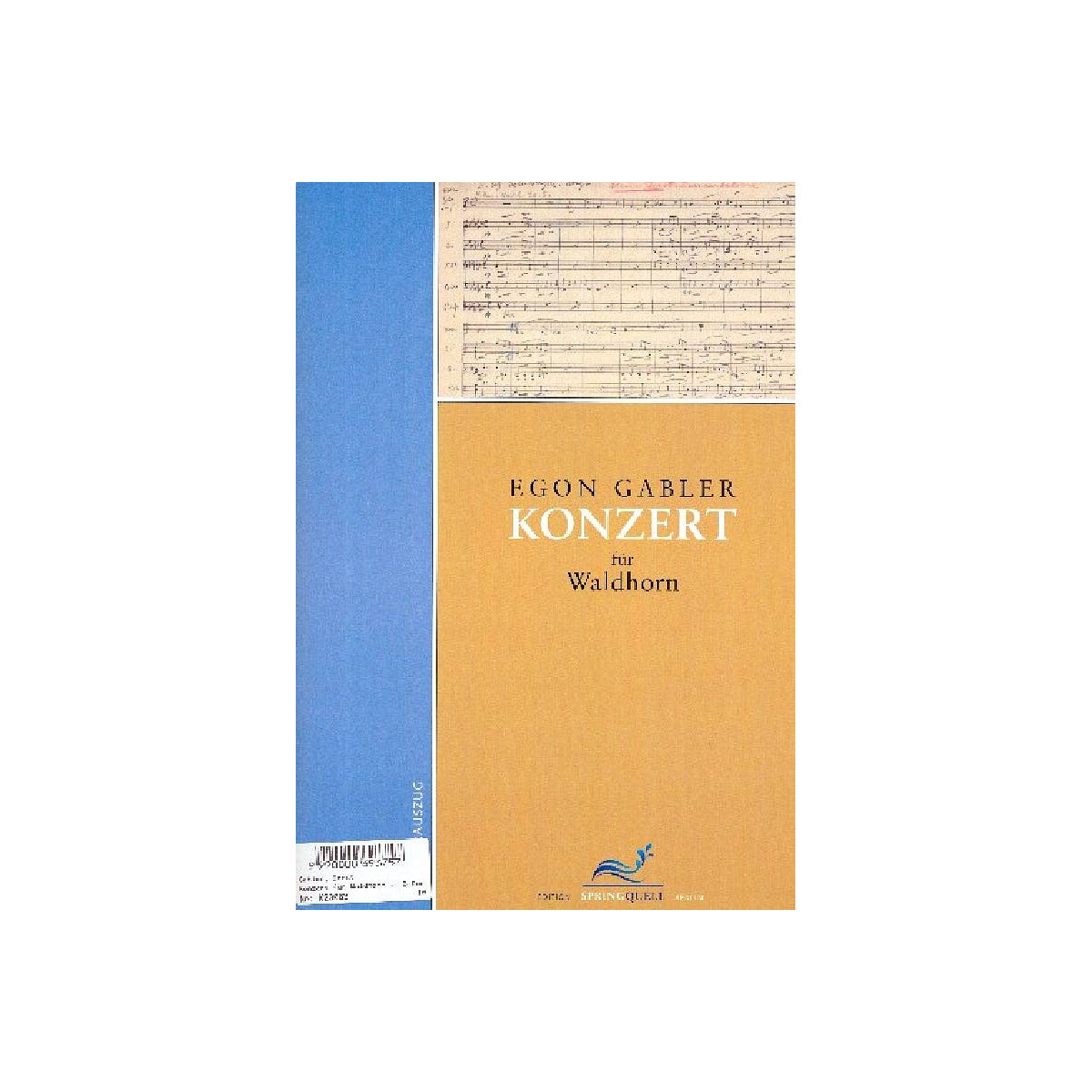 Konzert für Waldhorn und Orchester box