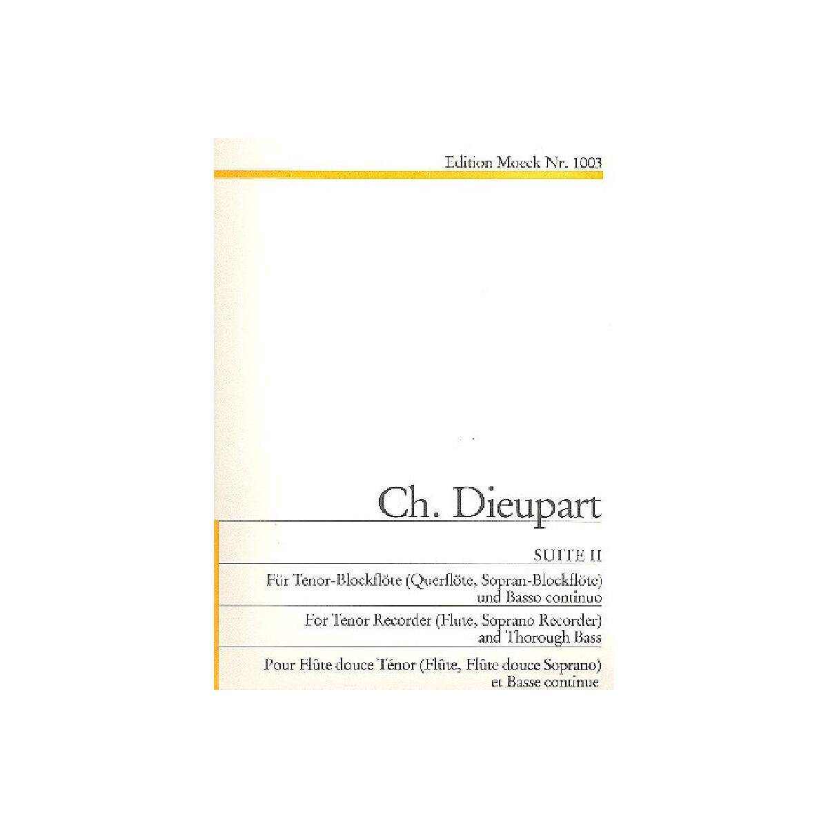 Suite Nr.2 für Tenorblockflöte