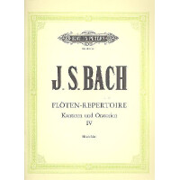 Repertoire der Flötenpartien aus dem Kantaten- und Oratorienwerk Bd. 4