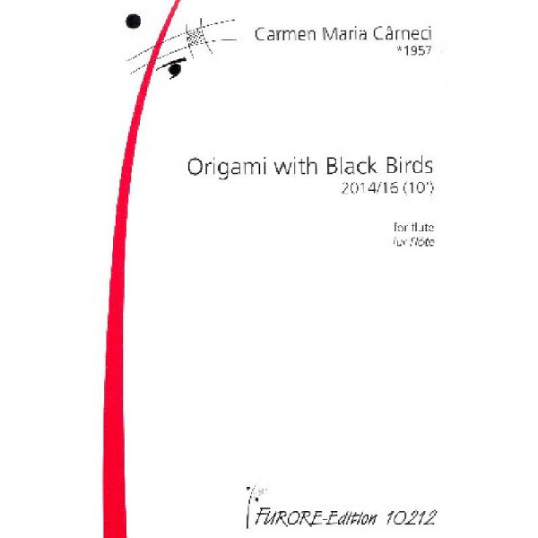 Origami with black Birds