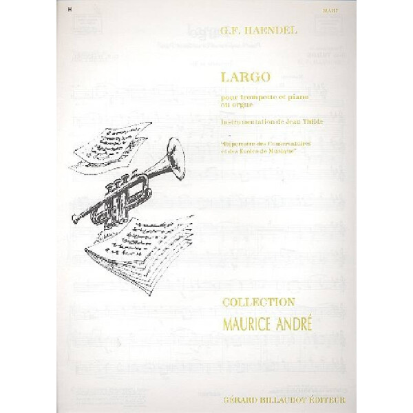 Largo pour trompette et piano ou