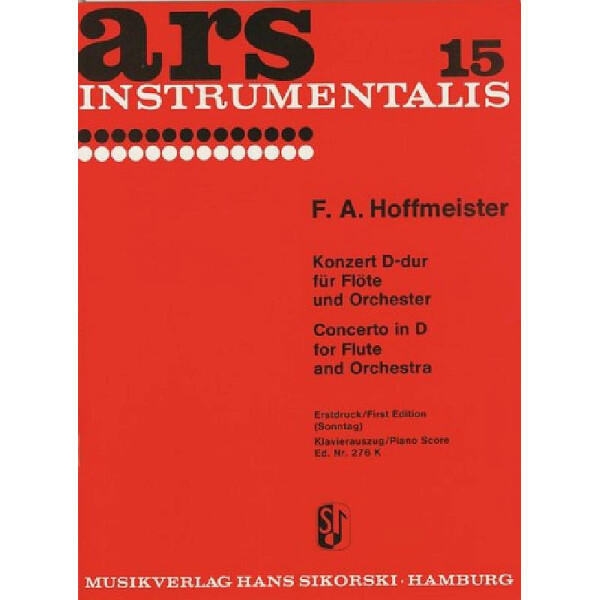 Konzert D-Dur für Flöte und