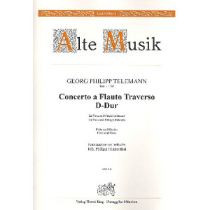 Concerto D-Dur f&uuml;r Fl&ouml;te und Streicher