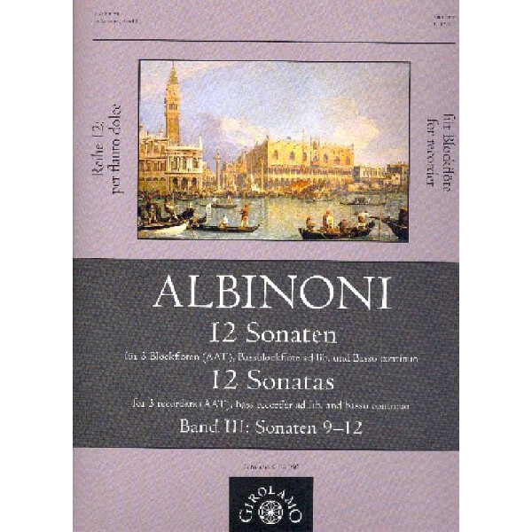 12 Sonaten Band 3 (Nr.9-12)