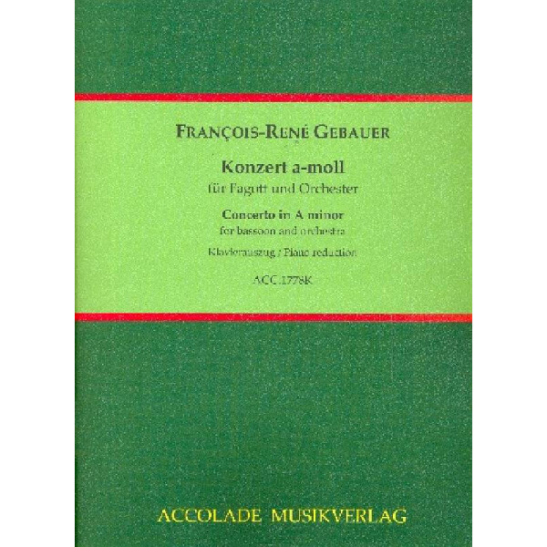 Konzert a-Moll Nr.3 für Fagott und Orchester