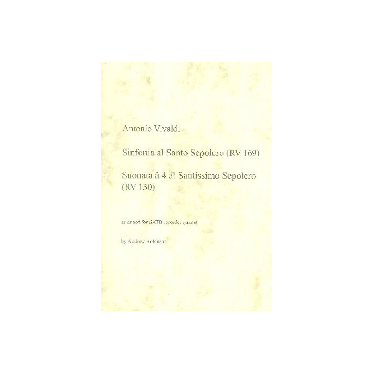 Sinfonia al Santo Sepolcro RV169 and Suo box