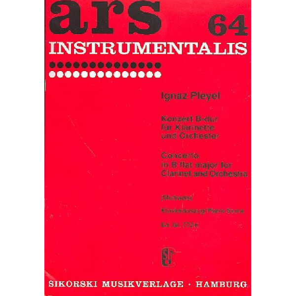 Konzert B-Dur für Klarinette und