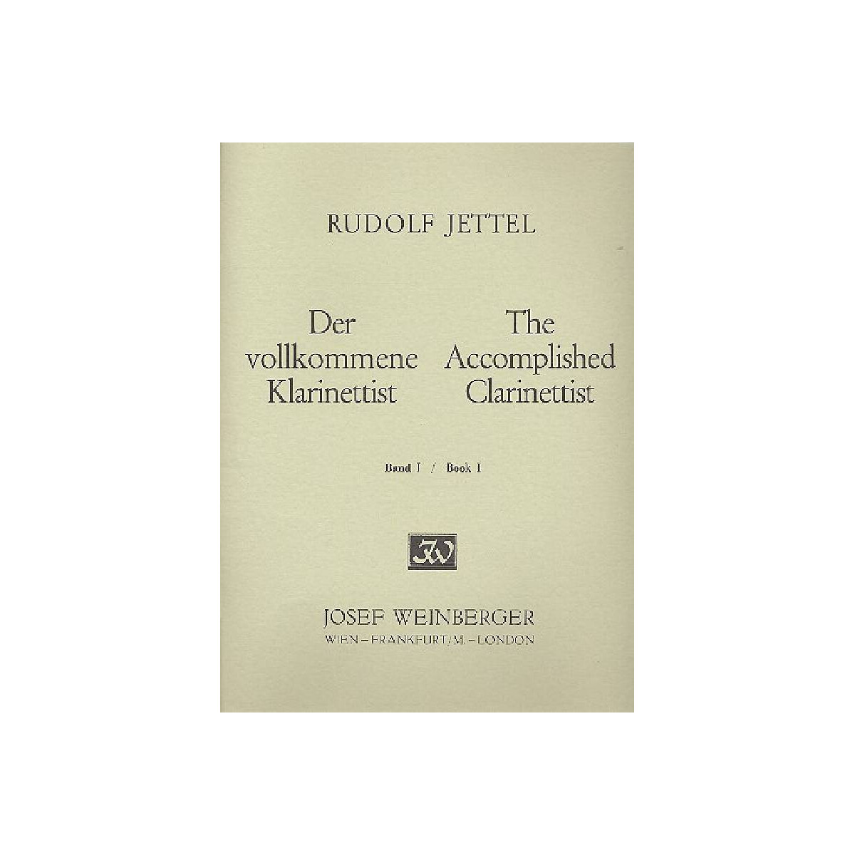 Der vollkommene Klarinettist Band 1