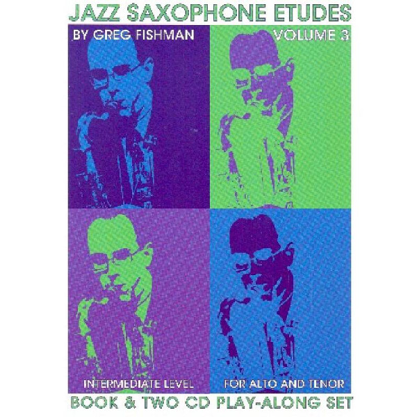 Jazz Saxophon Etudes vol.3 (+2CDs)