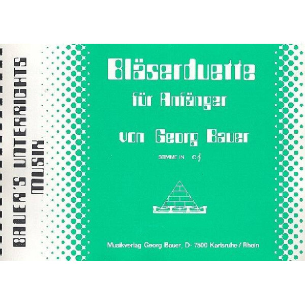 Bläserduette für Anfänger