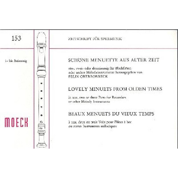 Schöne Menuette aus alter Zeit