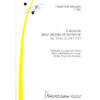 Concerto op.72,2 pour piccolo et orchestre
