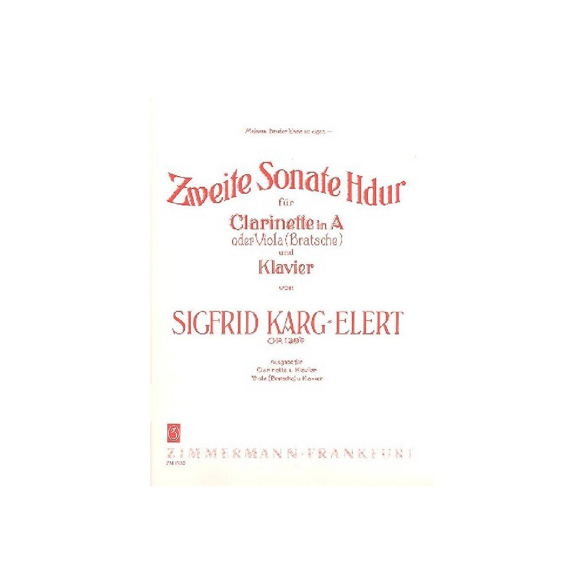 Sonate H-Dur Nr.2 op.139b für box