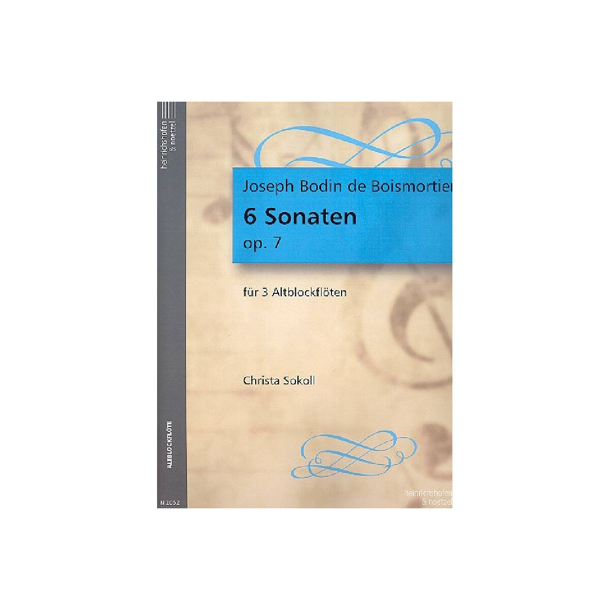 6 Sonaten op.7 für 3 Altblockfl&oum box