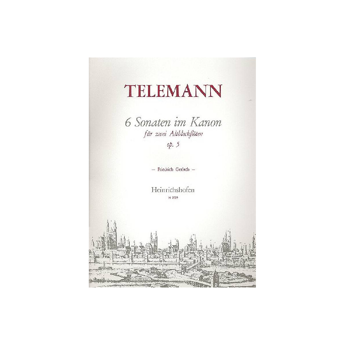 6 Sonaten im Kanon op.5