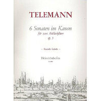 6 Sonaten im Kanon op.5