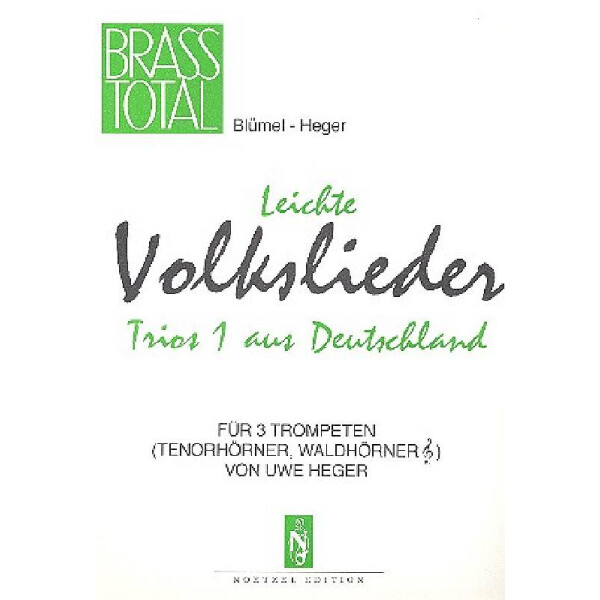 Leichte Volkslieder-Trios aus