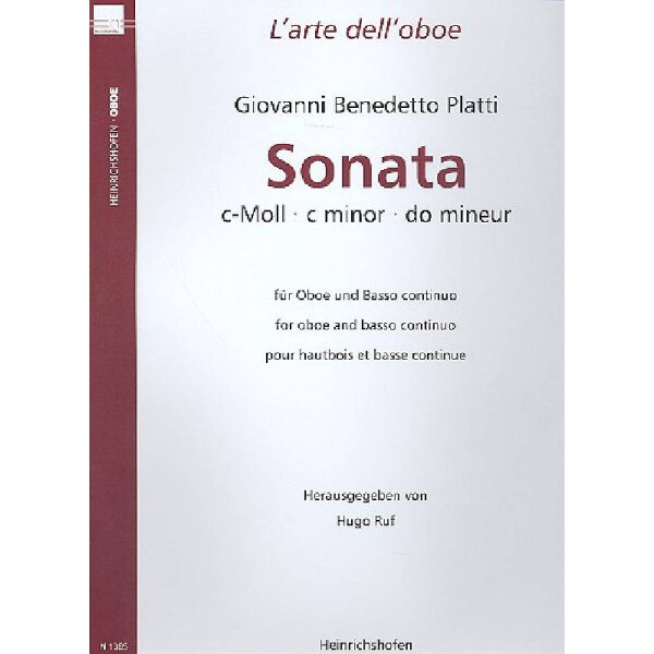 Sonate c-Moll für Oboe und Bc