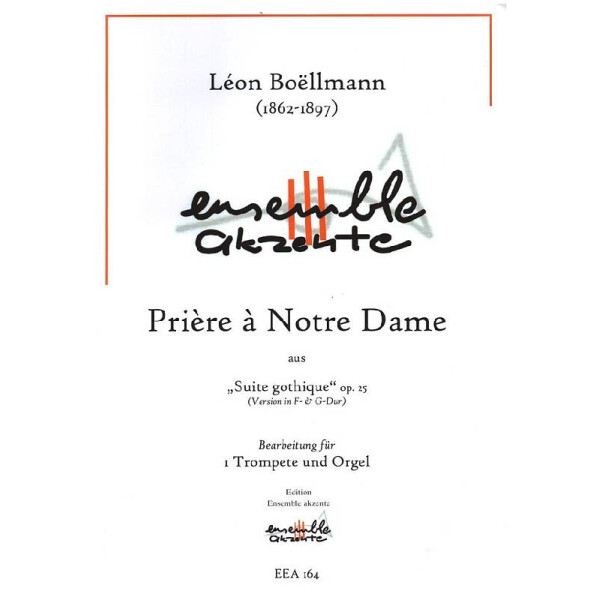 Prière à Notre Dame aus Suite gothique op.25