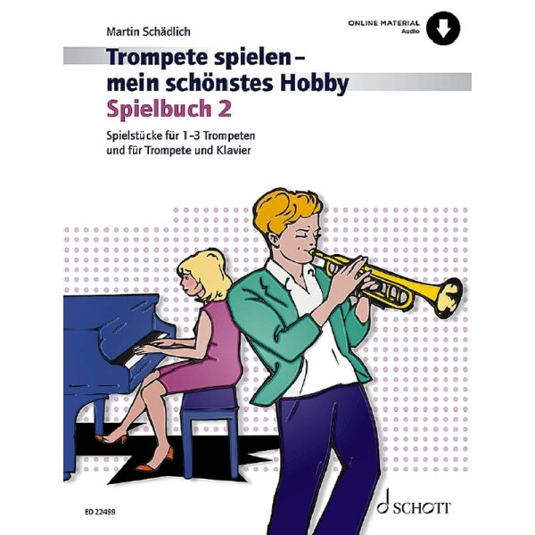 Trompete spielen mein schönstes Hobby Band 2 - Spielbuch (+Online Audio)
