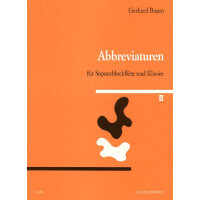 Abbreviaturen für Sopranblockflöte