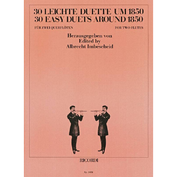 30 leichte Duette um 1850