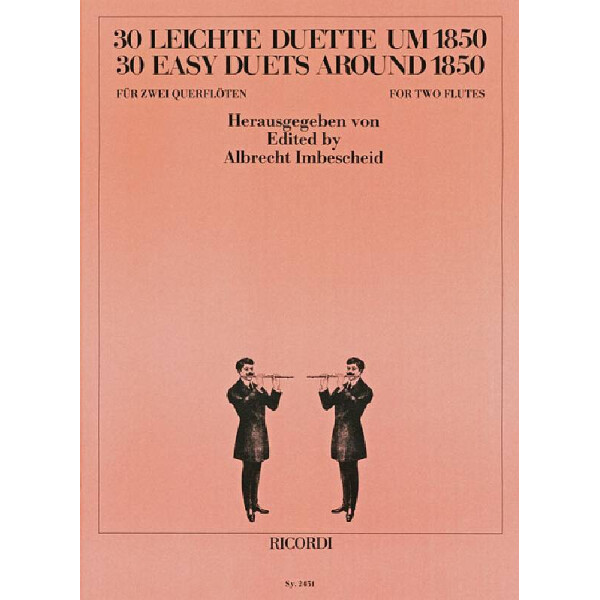 30 leichte Duette um 1850