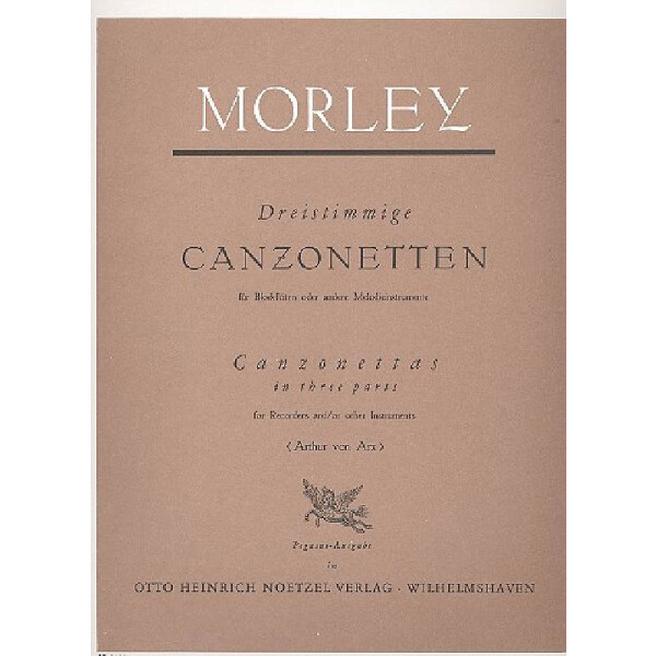 Three-part Canzonettas for