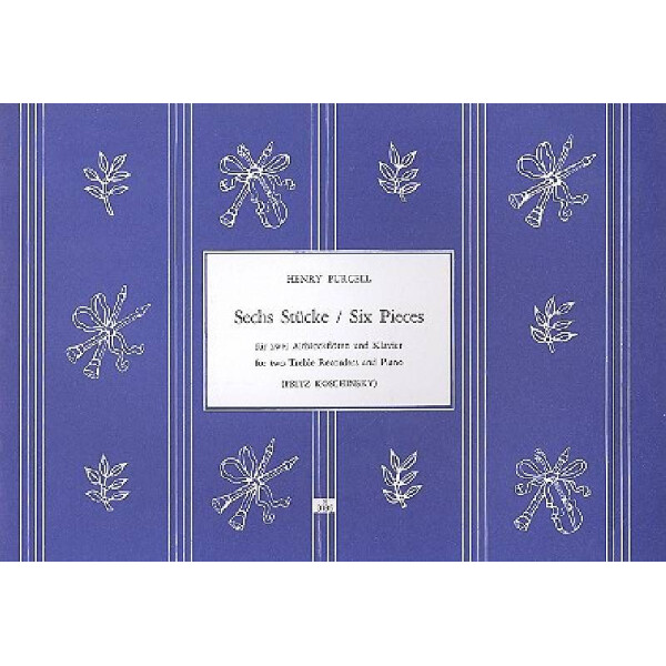 6 Stücke für 2 Altblockflöten