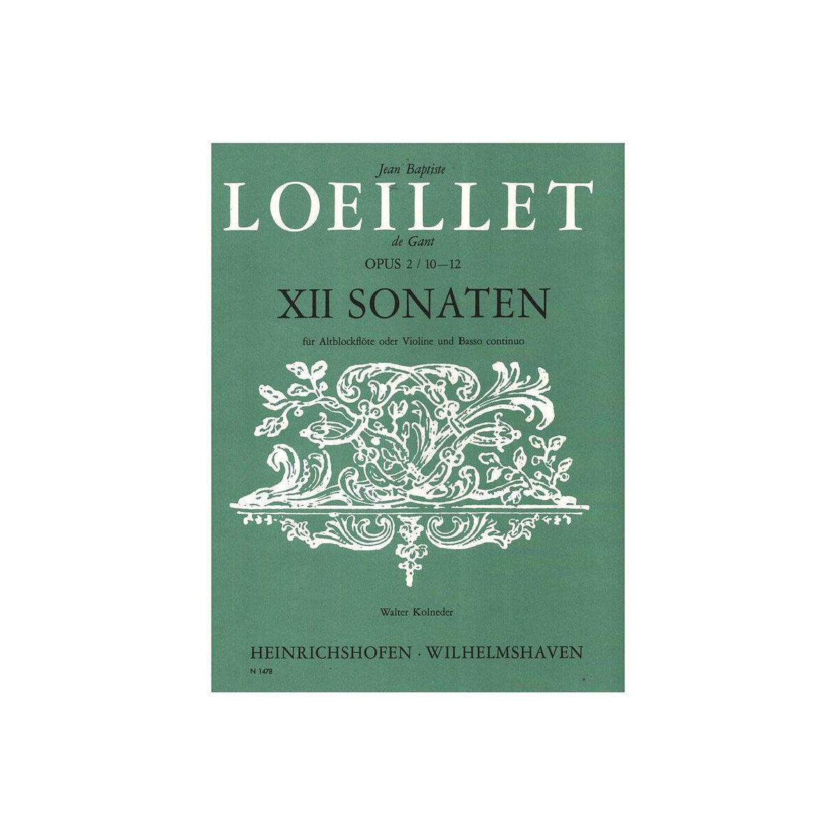 12 Sonaten op.2 Band 4 (Nr.10-12) box