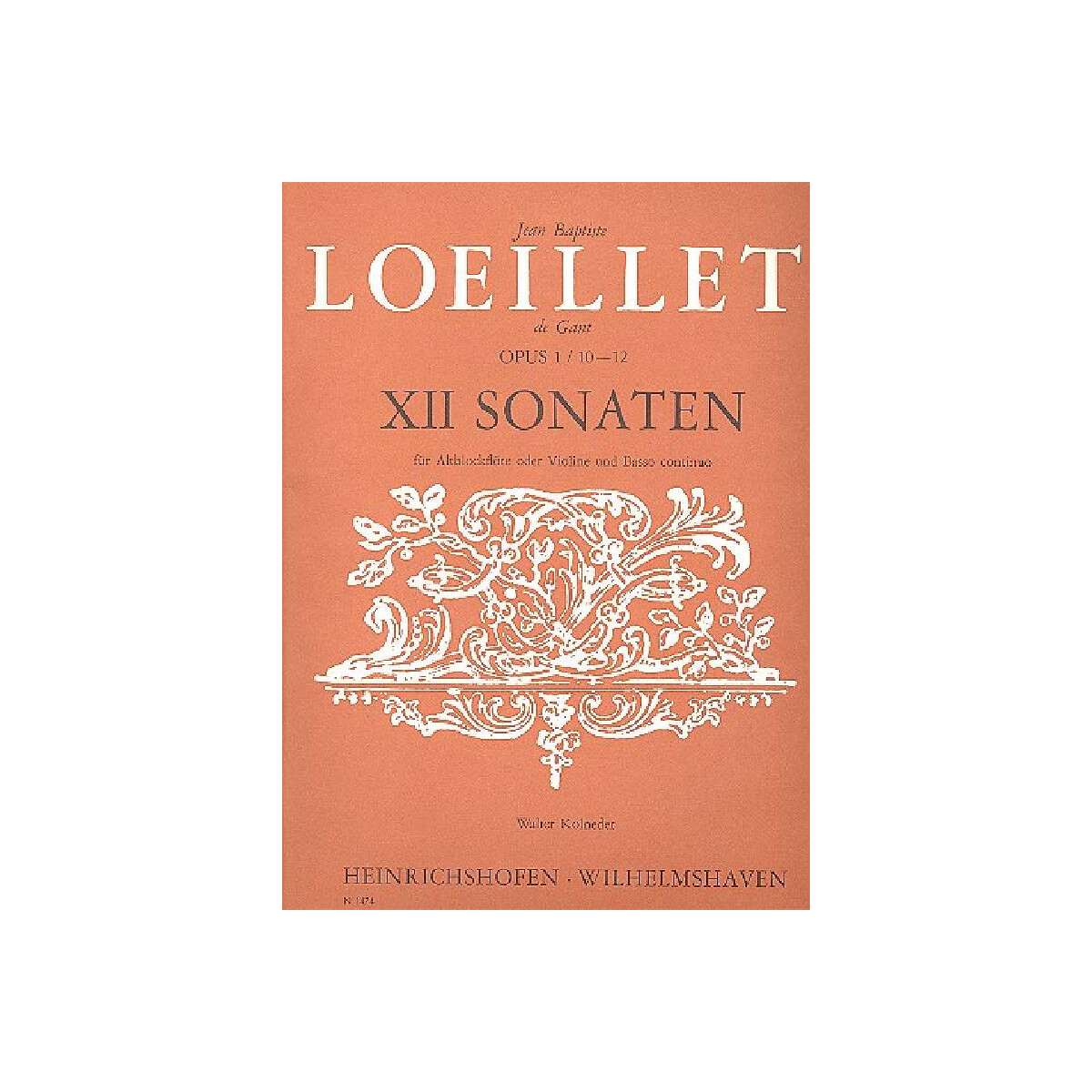 12 Sonaten op.1 Band 4 (Nr.10-12) box