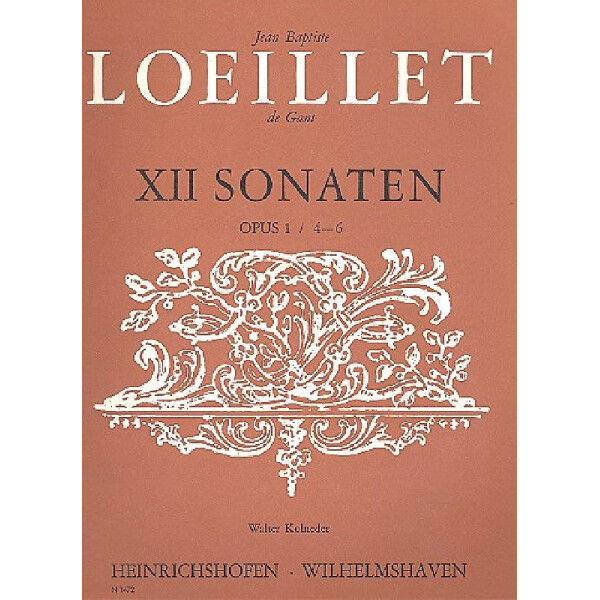 12 Sonaten op.1 Band 2 (Nr.4-6)