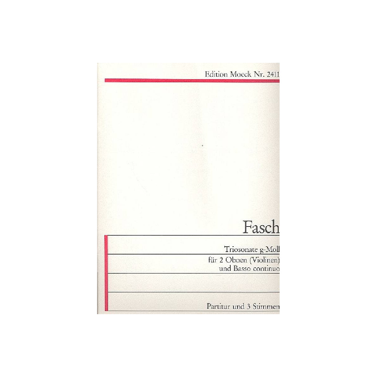 Triosonate g-Moll für 2 Oboen