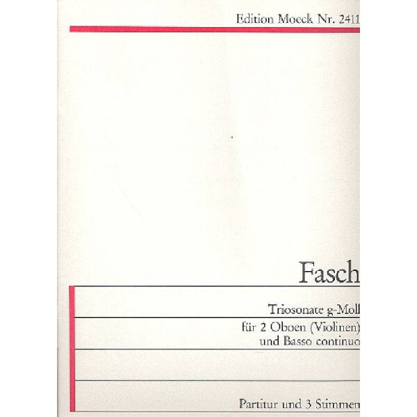 Triosonate g-Moll für 2 Oboen