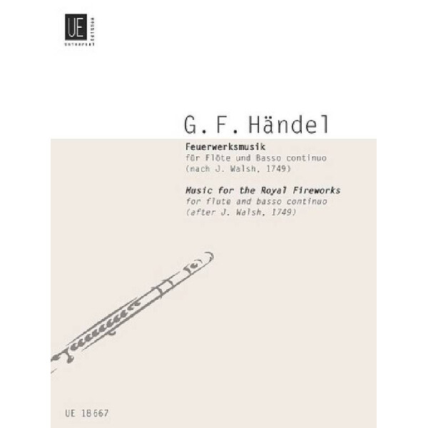 Feuerwerksmusik für Flöte und bc