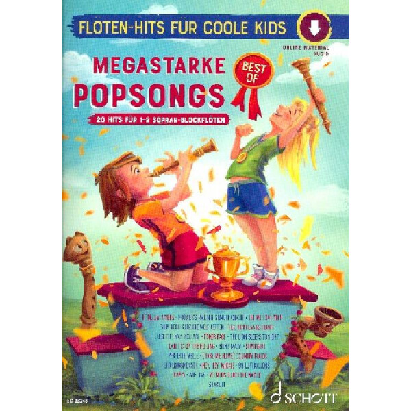 Megastarke Popsongs - Best of (+Online-Audio)