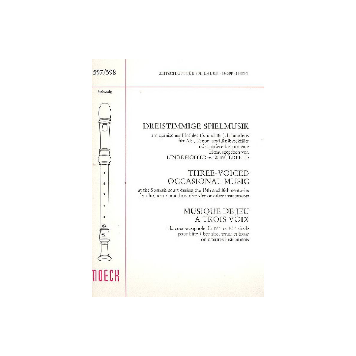 Dreistimmige Spielmusik am box