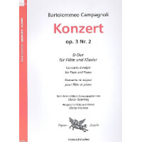 Konzert D-Dur op.3,2 für Flöte