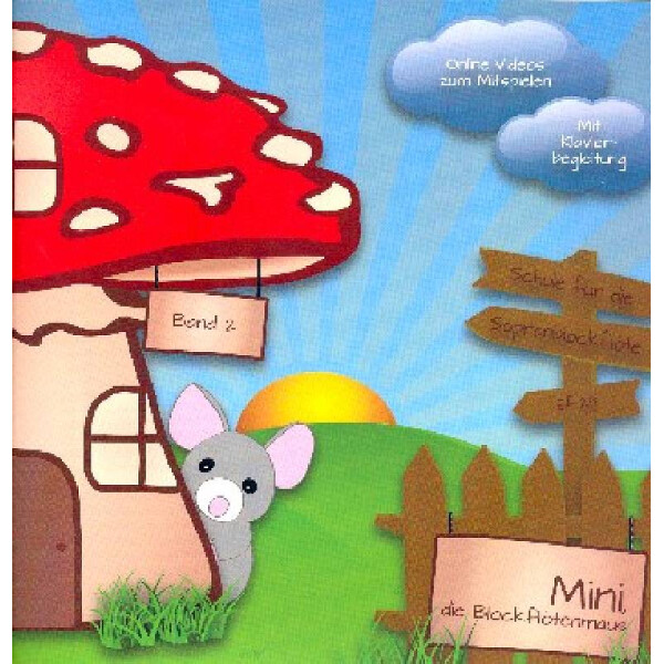 Mini die Blockflötenmaus Band 2 (+Online-Videos)